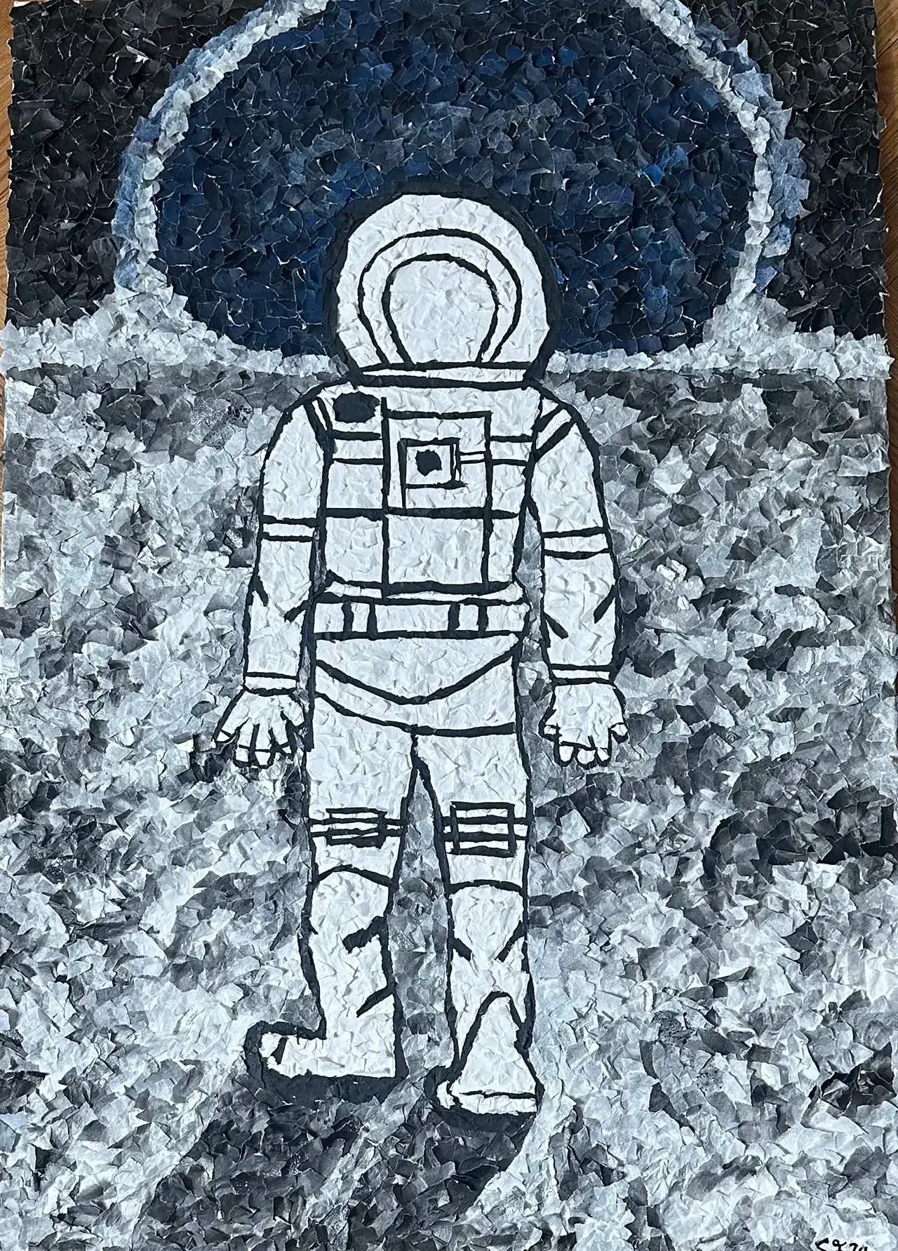 Suzy Forel, Mixed-Media-Collage Nr. 81, 2024, verkauft