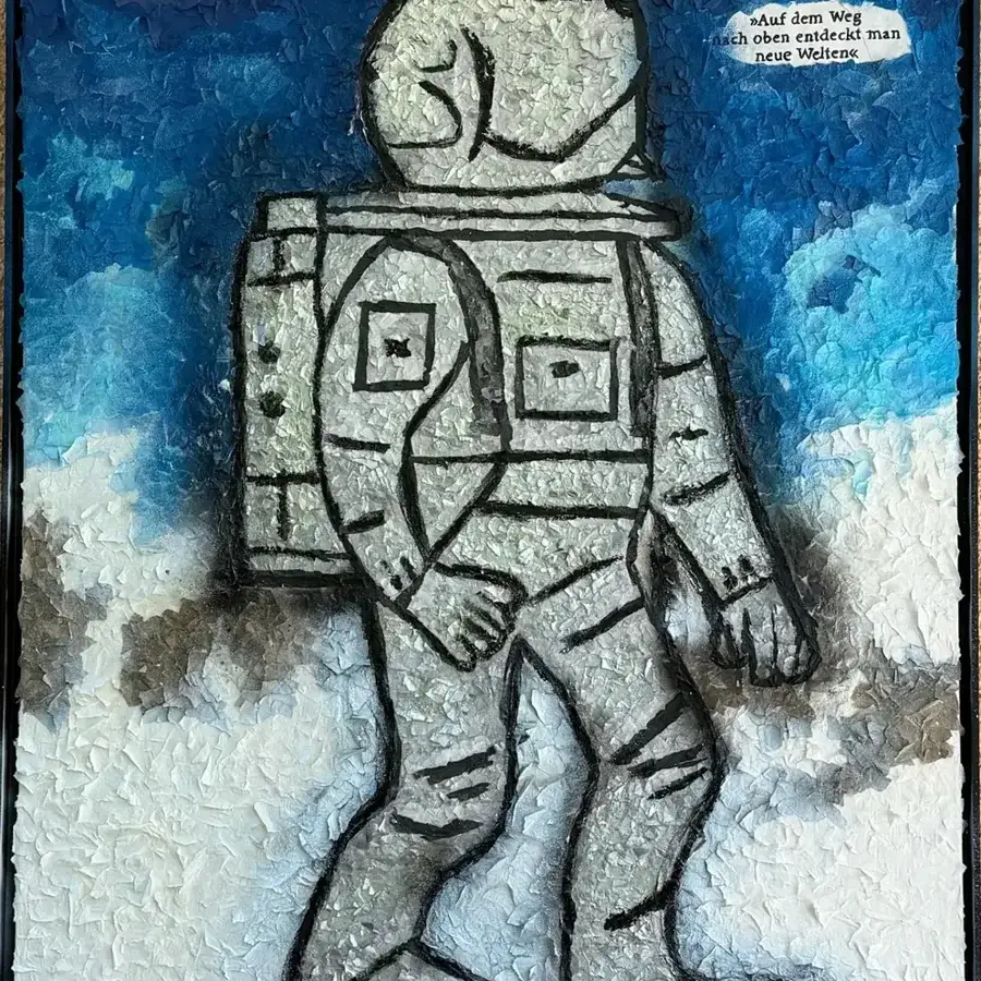 Suzy Forel, Mixed-Media-Werk, Nr. 85, 2024