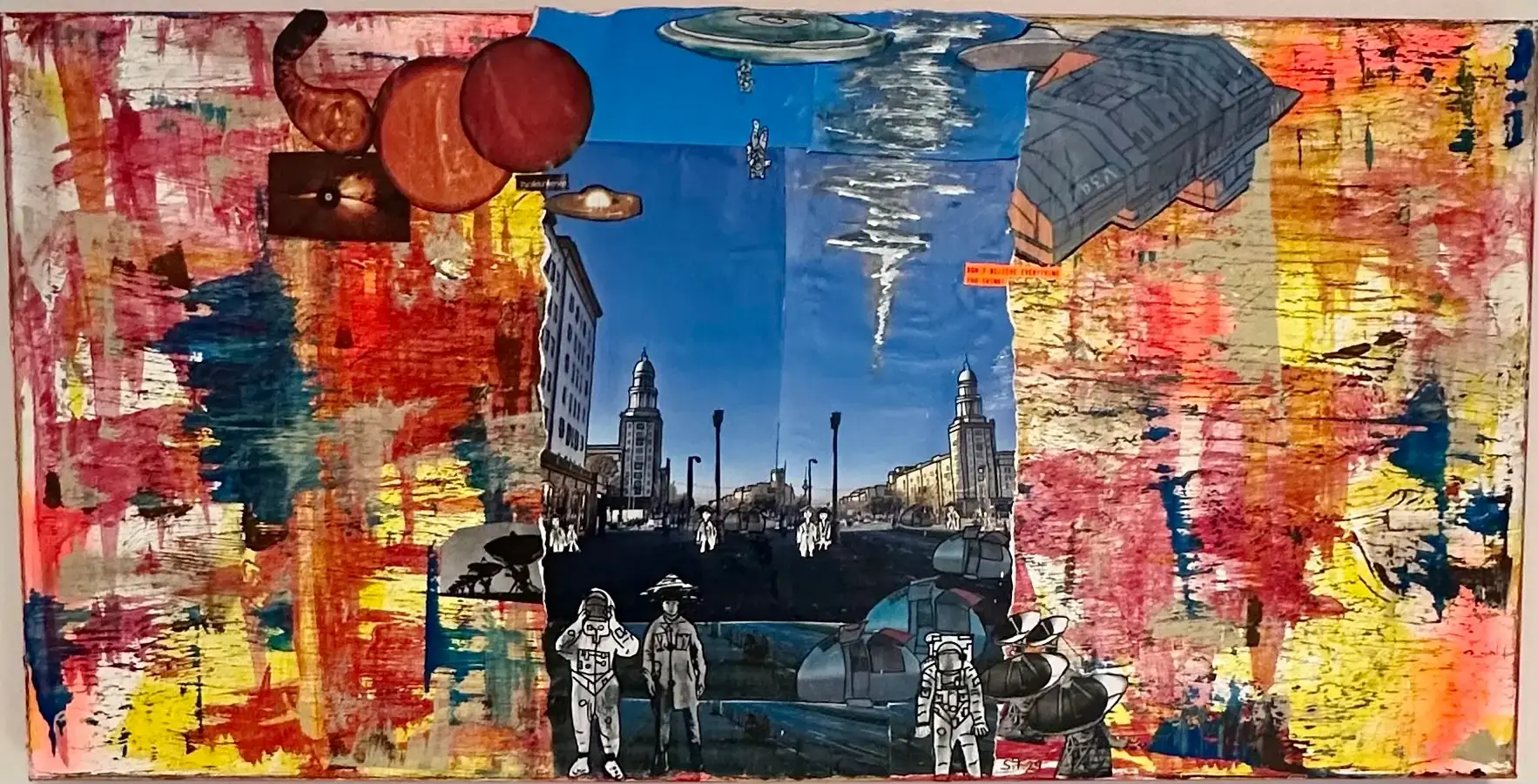 Suzy Forel, Mixed-Media-Collage Nr. 78
