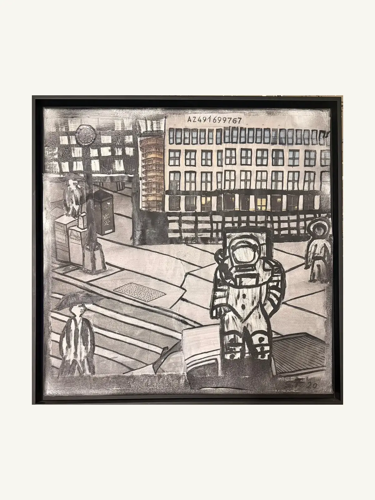 Suzy Forel, Mixed-Media-Werk, Nr. 9, 2020