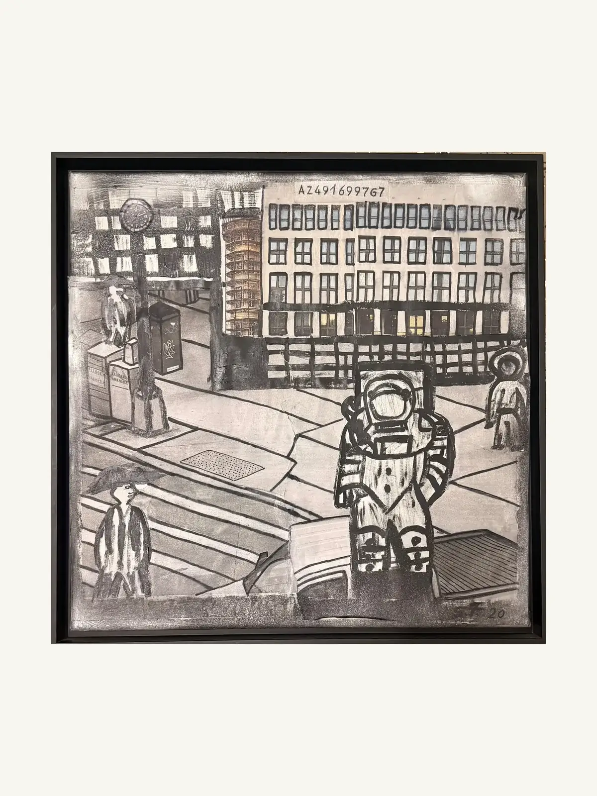 Suzy Forel, Mixed-Media-Werk, Nr. 9, 2020