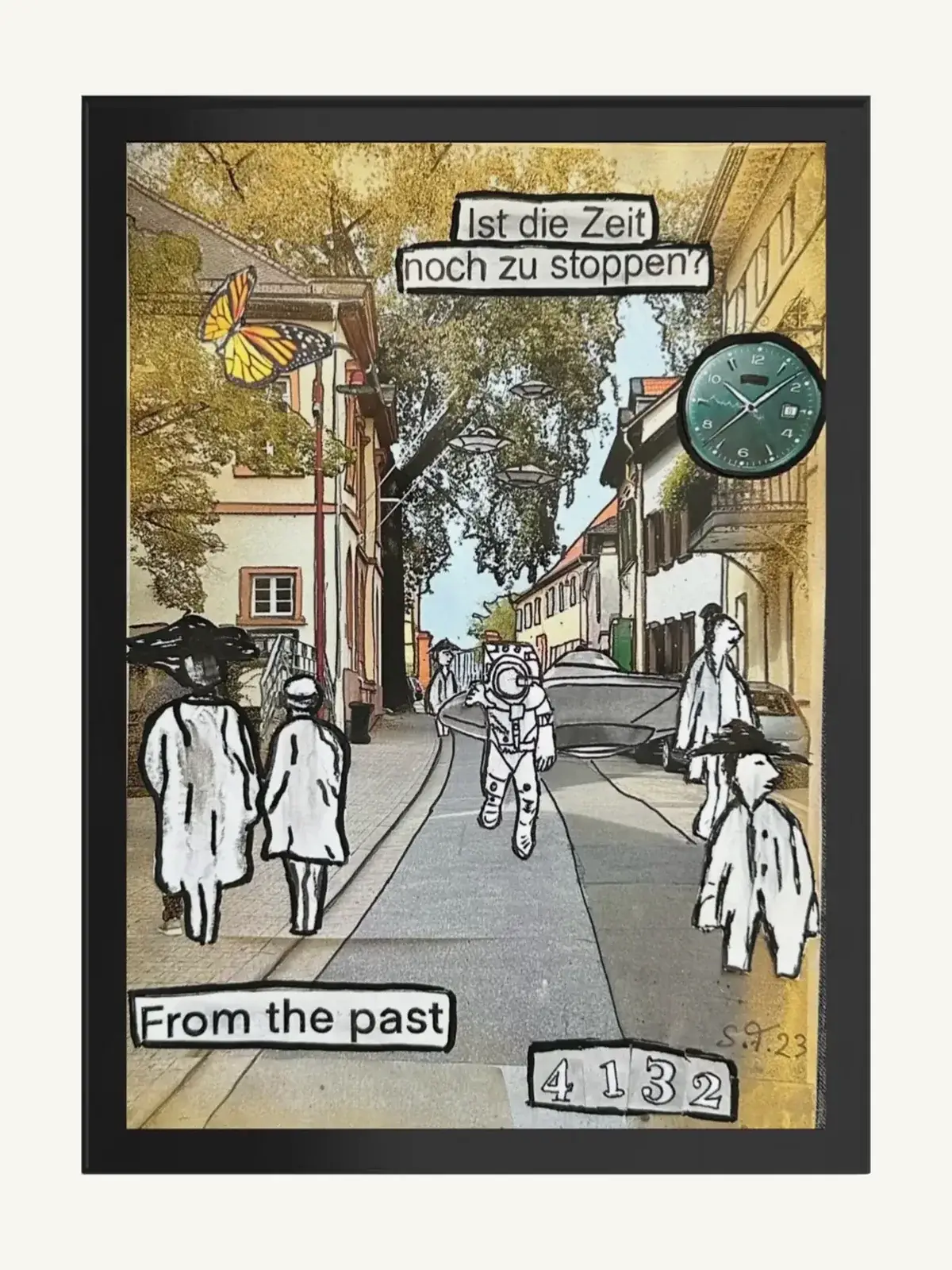 Suzy Forel, Mixed-Media-Werk, Nr. 73, 2023