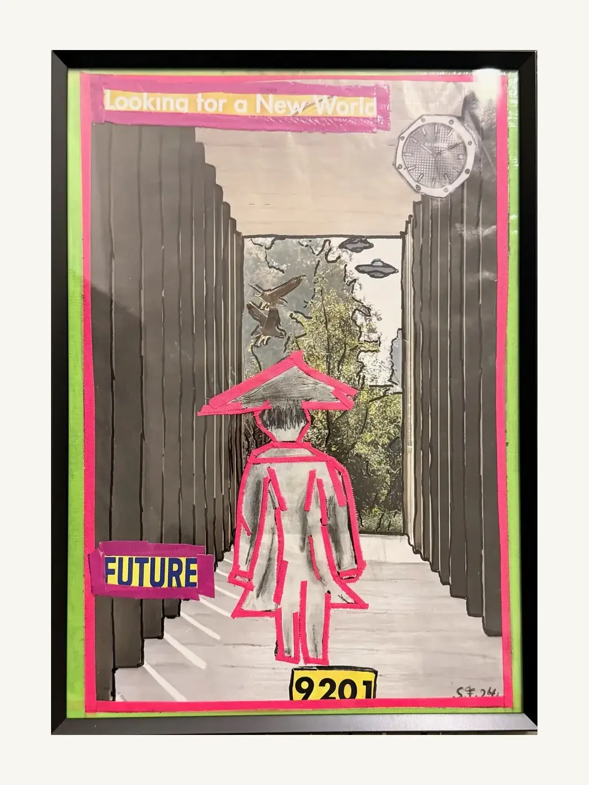 Suzy Forel, Mixed-Media-Werk, Nr. 83, 2024