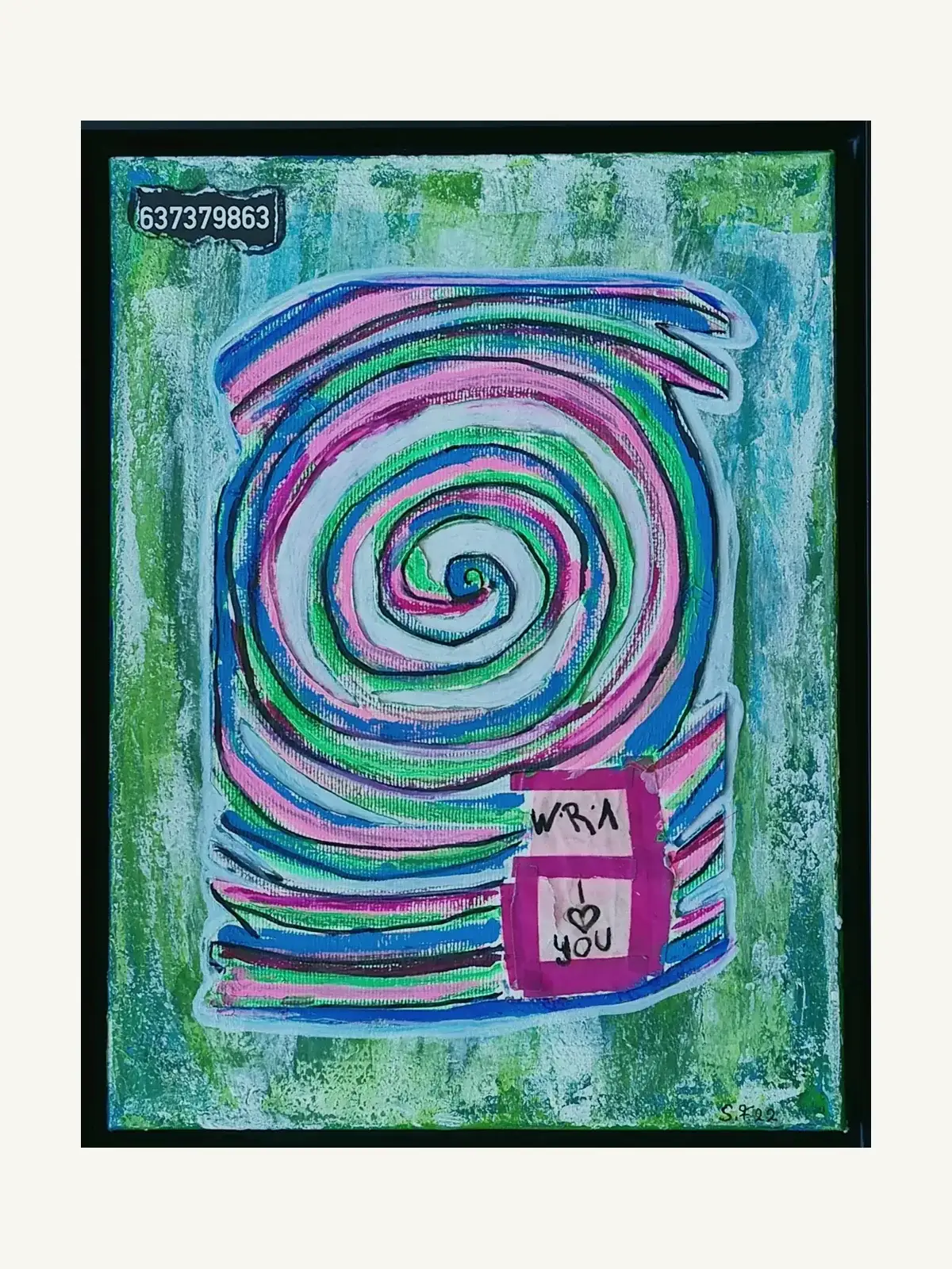 Suzy Forel, Mixed-Media-Werk, Nr. 42, 2022