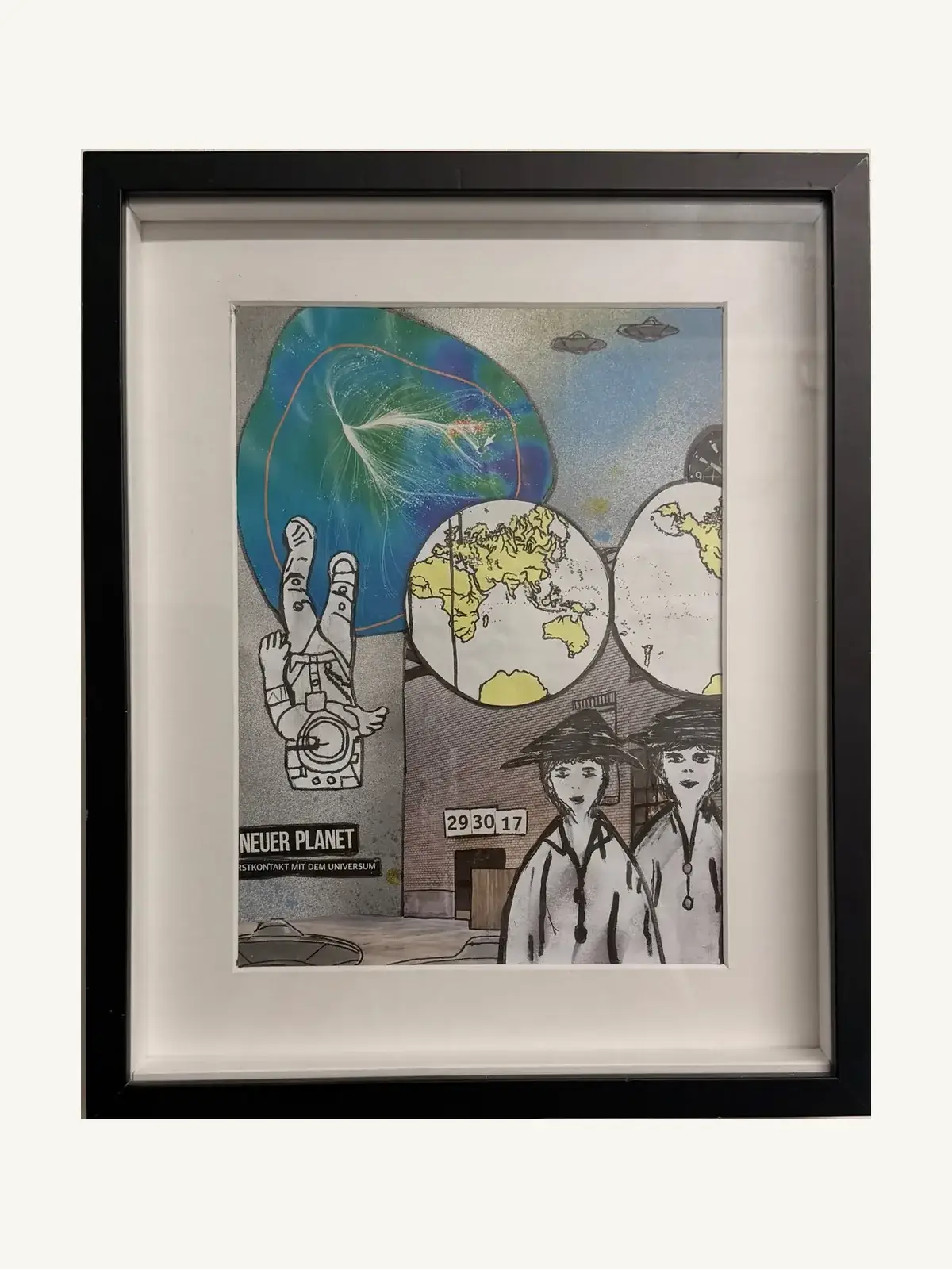 Suzy Forel, Mixed-Media-Werk, Nr. 51, 2022