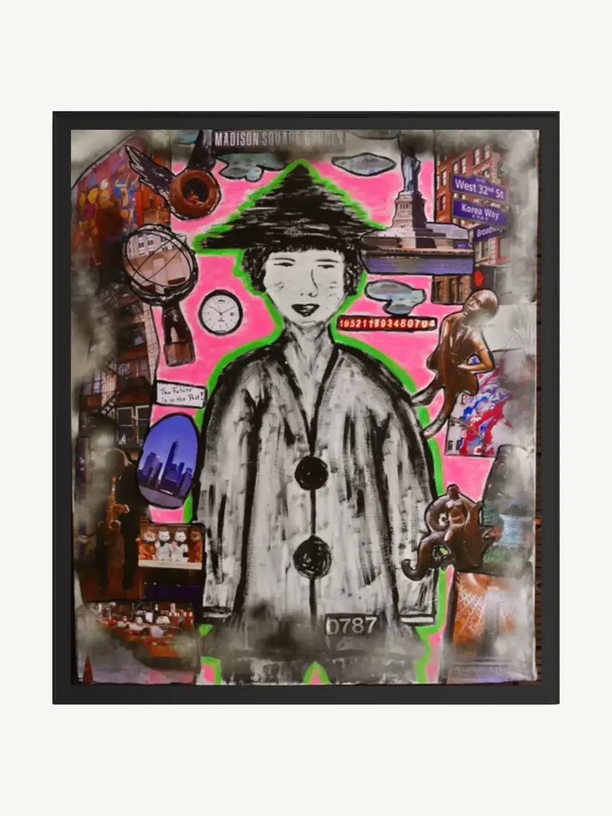 Suzy Forel, Mixed-Media-Werk, Nr. 41, 2021