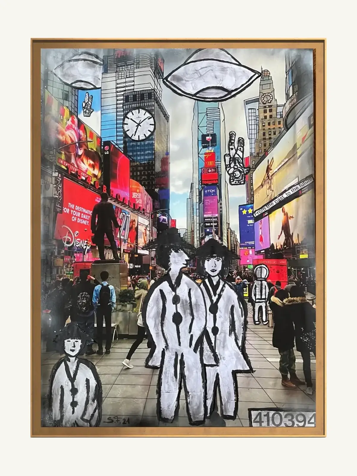 Suzy Forel, Mixed-Media-Werk, Nr. 38, 2021