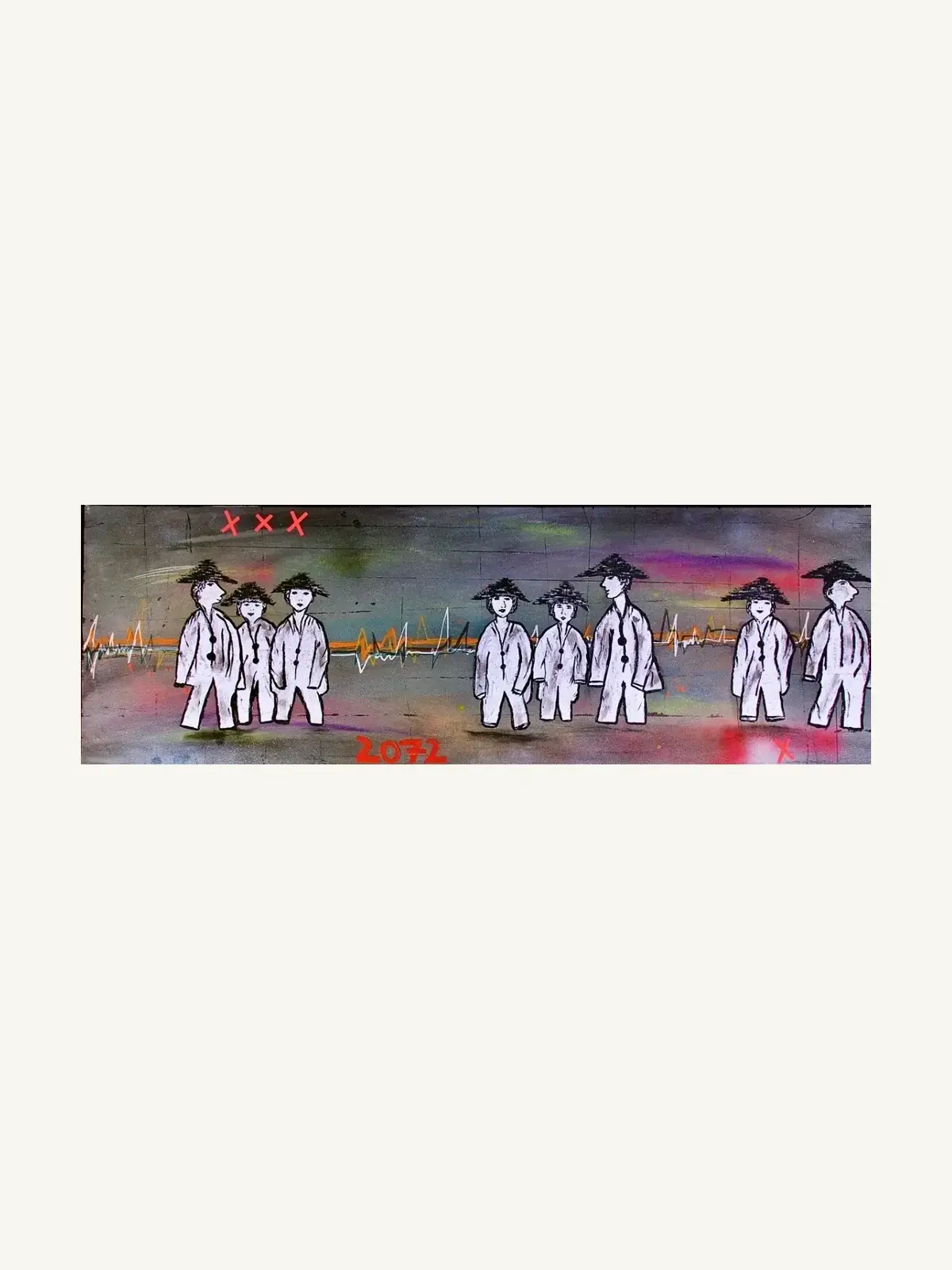 Suzy Forel, Mixed-Media-Werk, Nr. 36, 2021