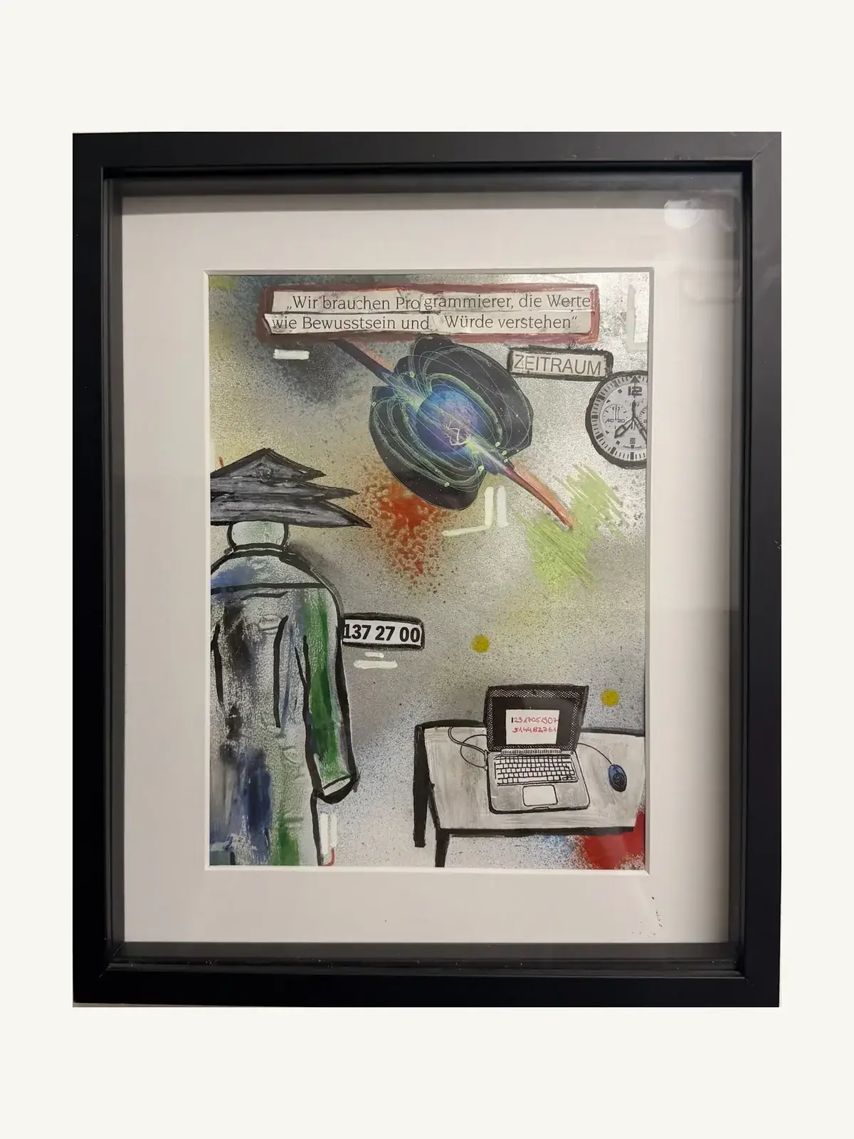 Suzy Forel, Mixed-Media-Werk, Nr. 54, 2022