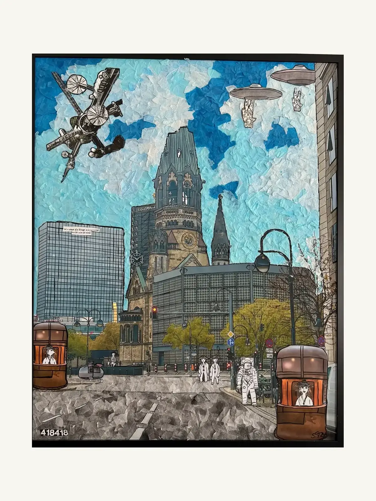 Suzy Forel, Mixed-Media-Werk, Nr. 89, 2024