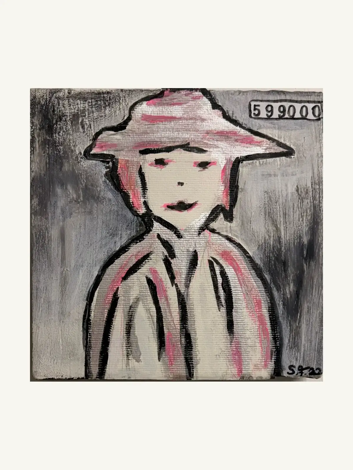 Suzy Forel, Mixed-Media-Werk, Nr. 43, 2022
