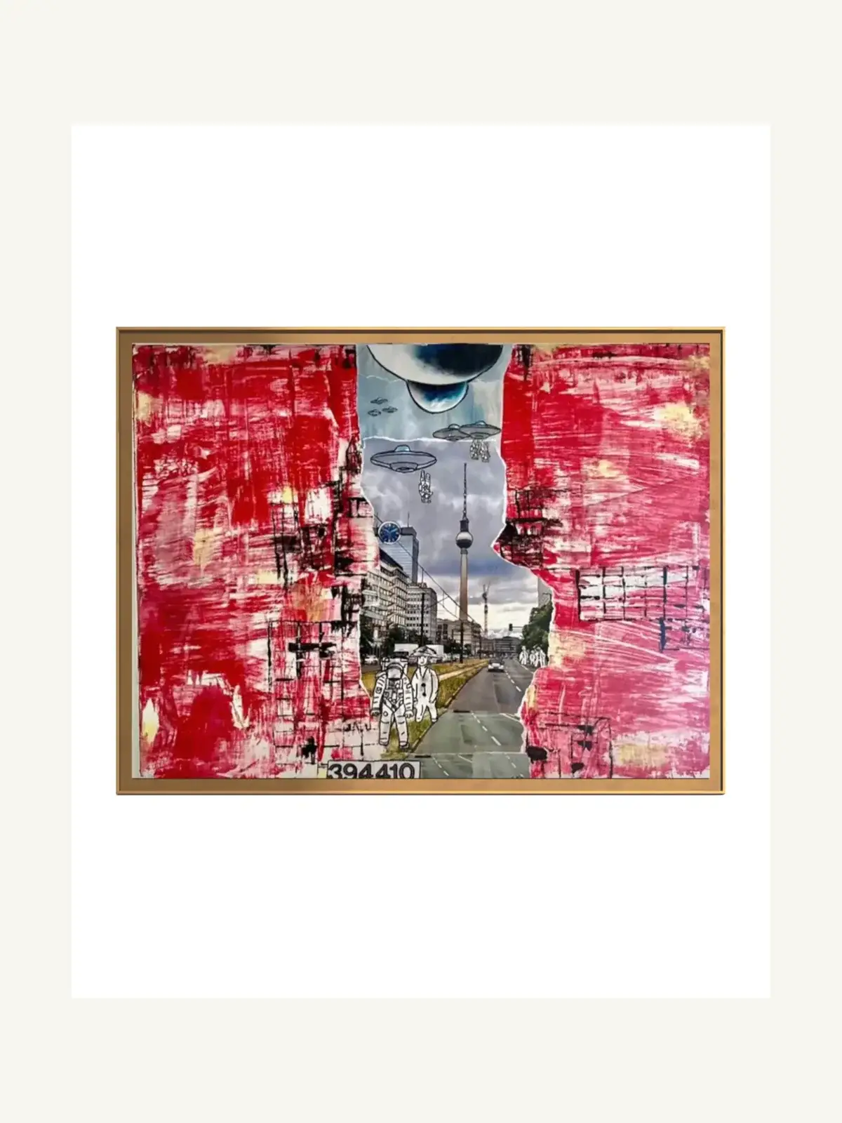 Suzy Forel, Mixed-Media-Werk, Nr. 77, 2024