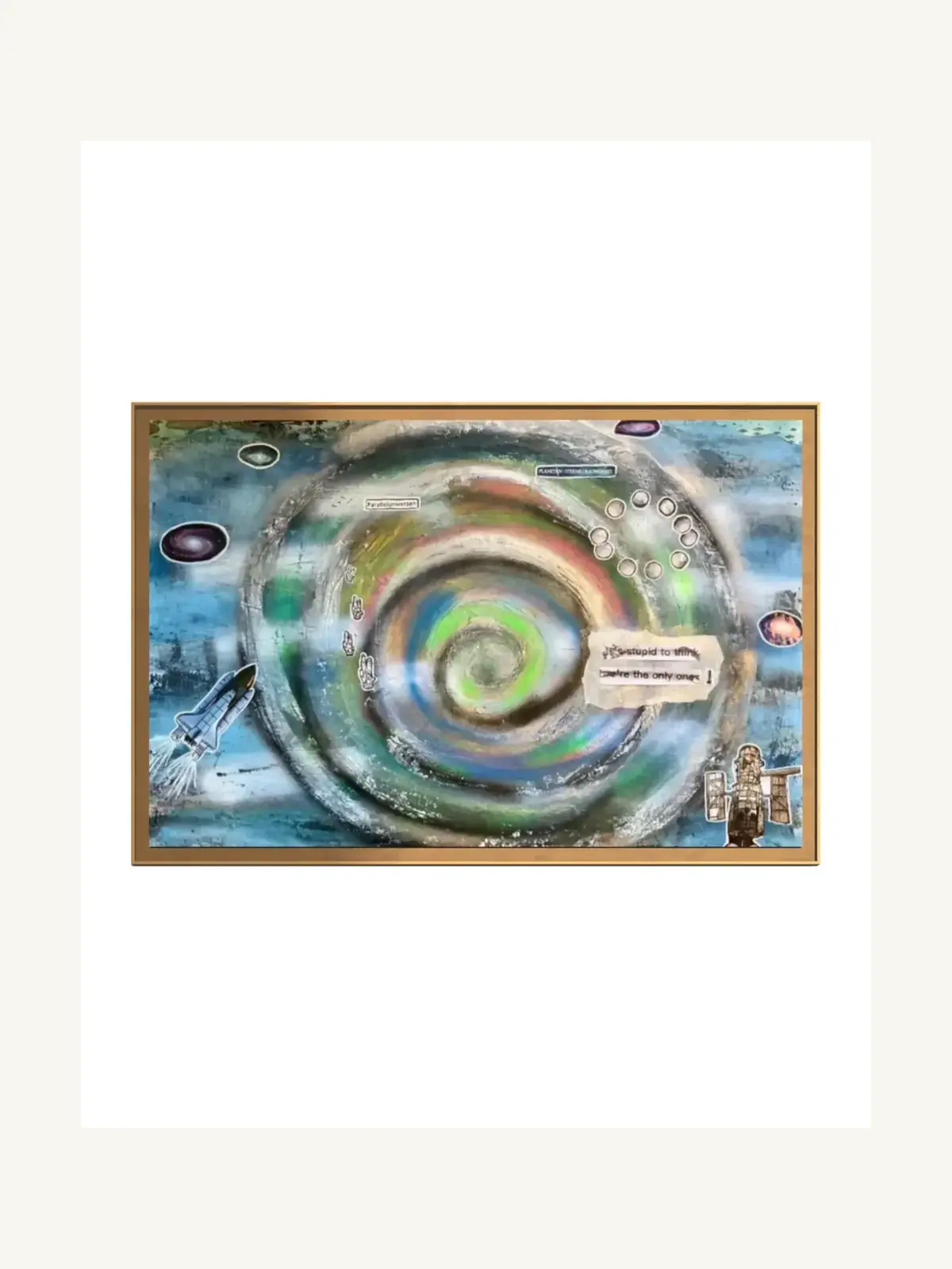 Suzy Forel, Mixed-Media-Werk, Nr. 60, 2022