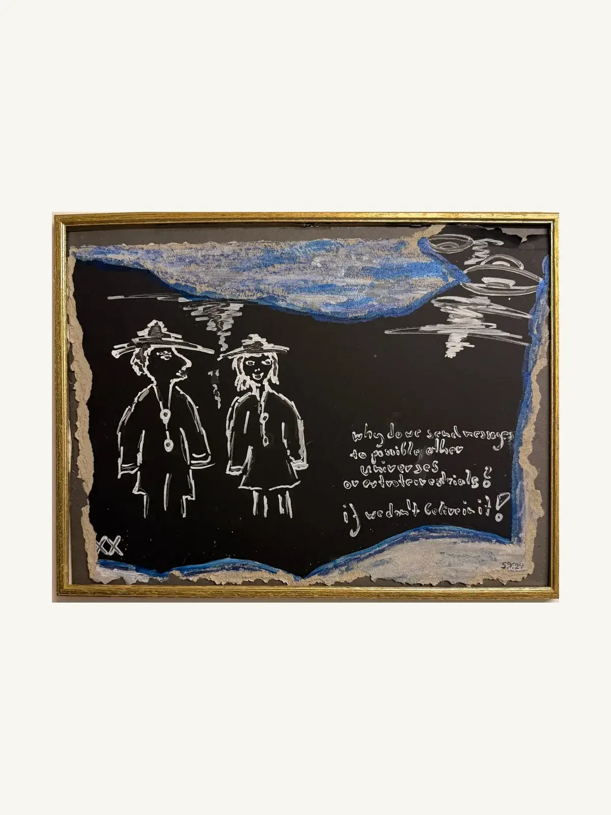 Suzy Forel, Mixed-Media-Werk, Nr. 84, 2024