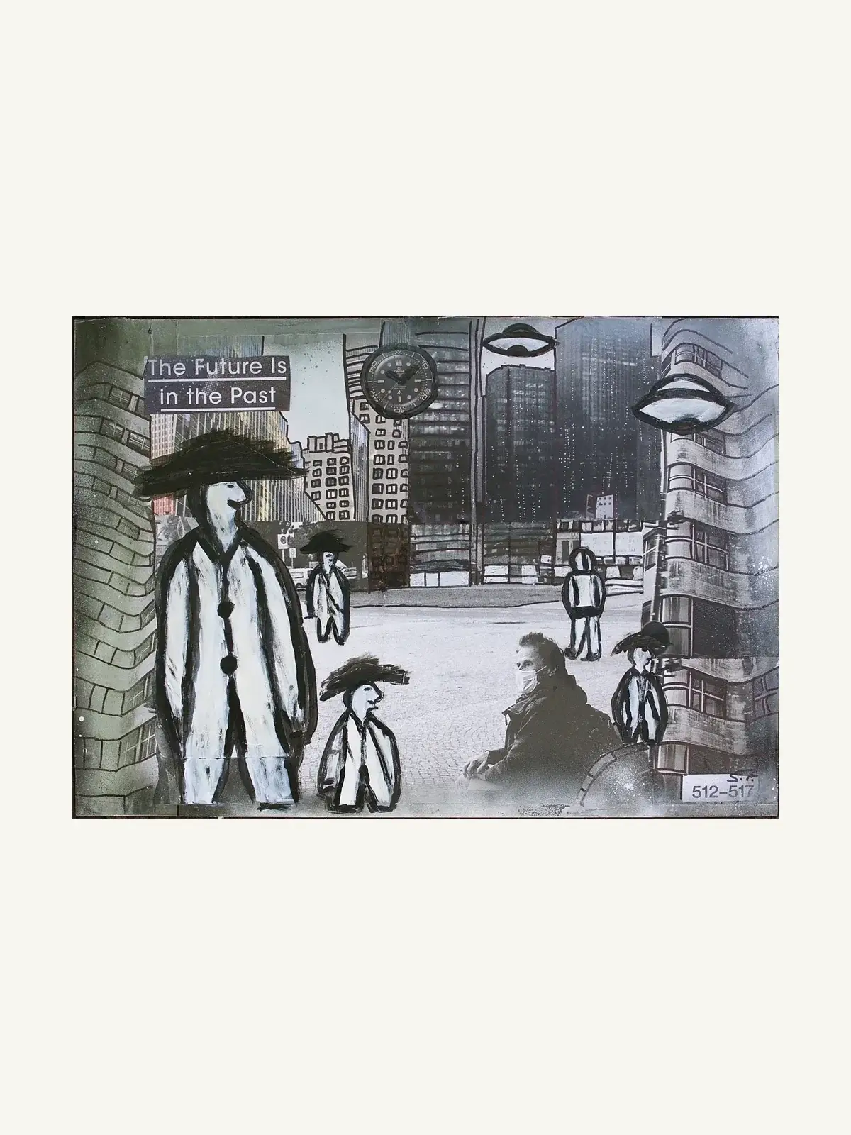 Suzy Forel, Mixed-Media-Werk, Nr. 10, 2020