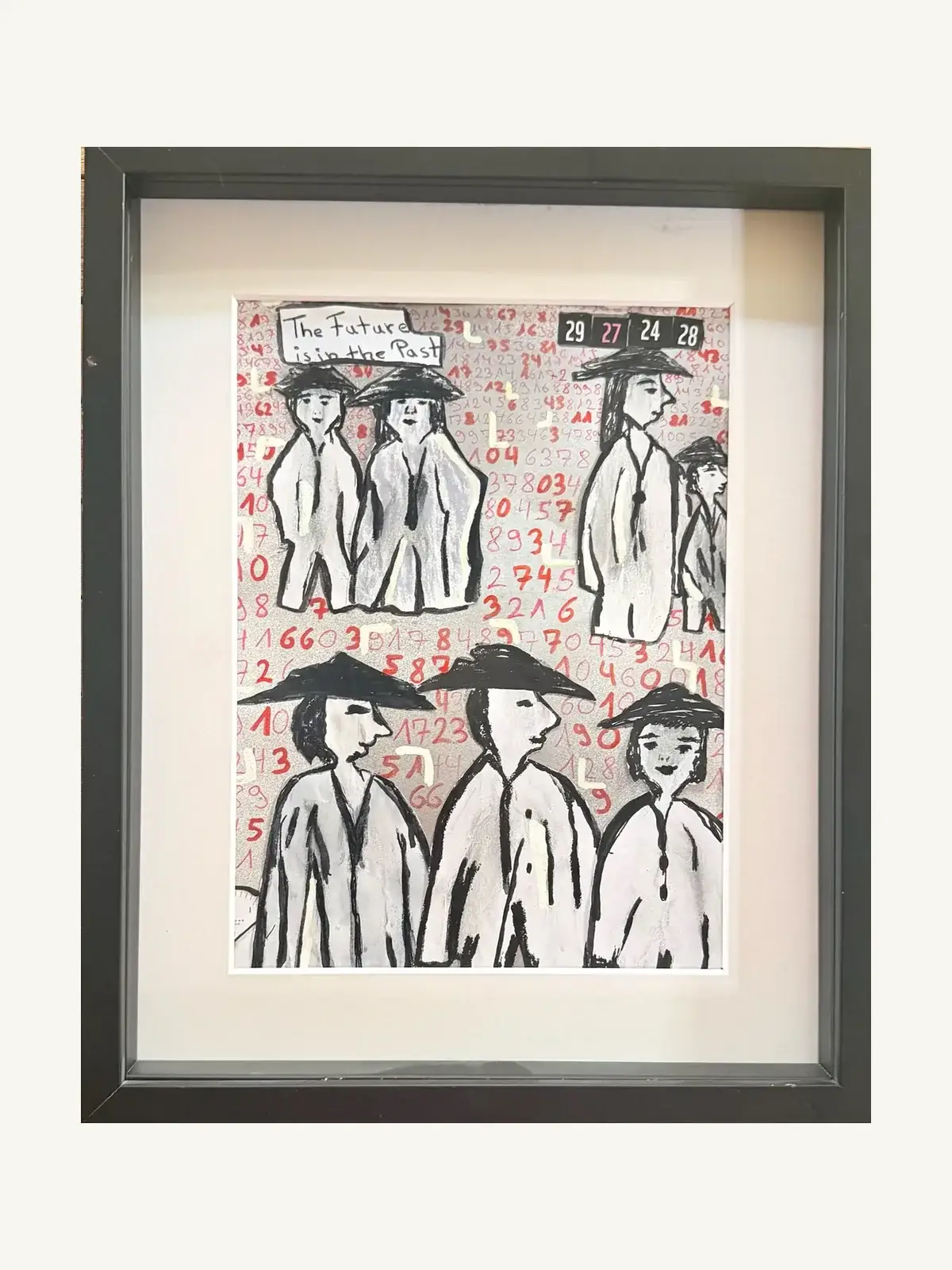 Suzy Forel, Mixed-Media-Werk, Nr. 55, 2022