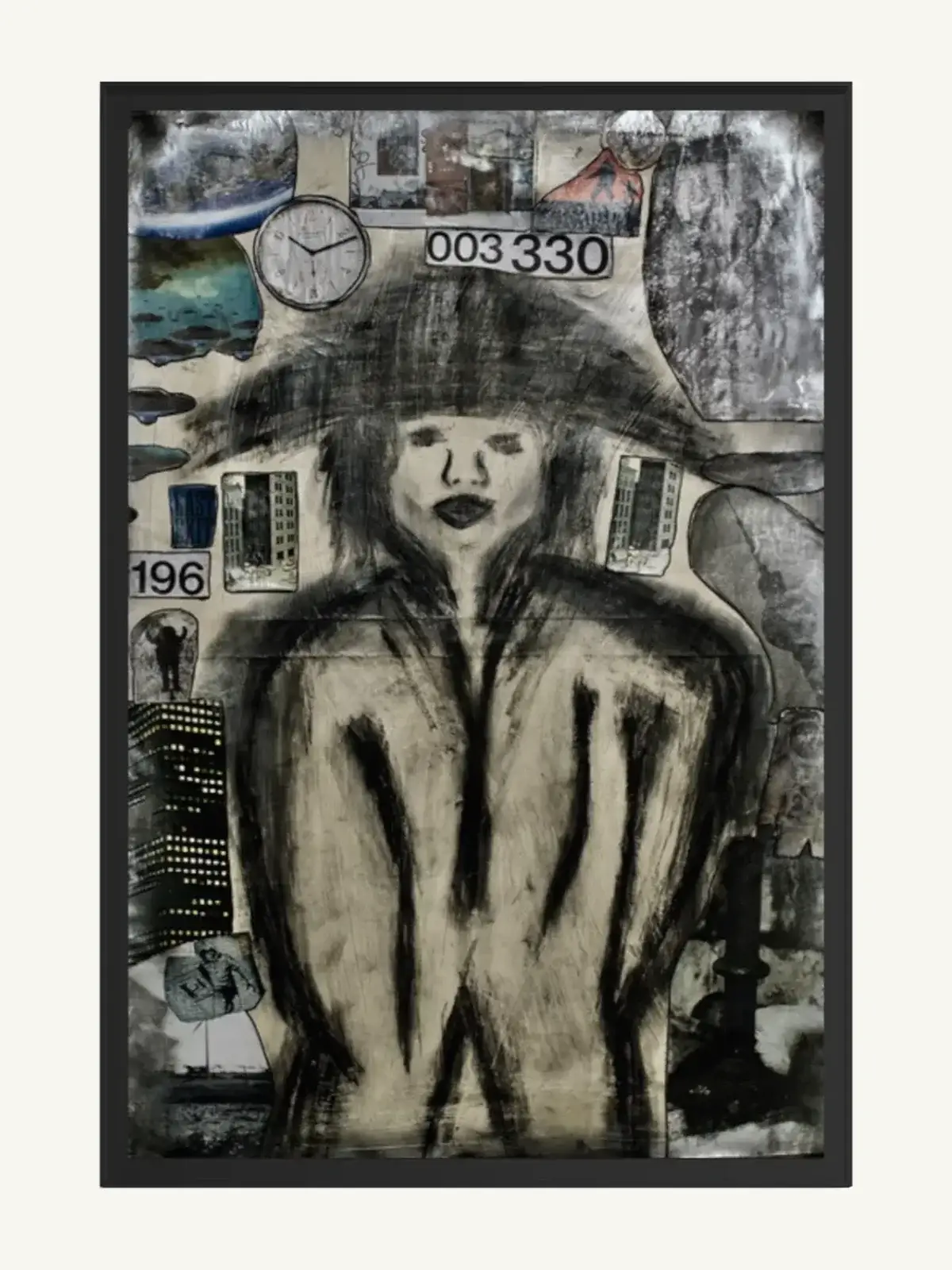 Suzy Forel, Mixed-Media-Werk, Nr. 26, 2020