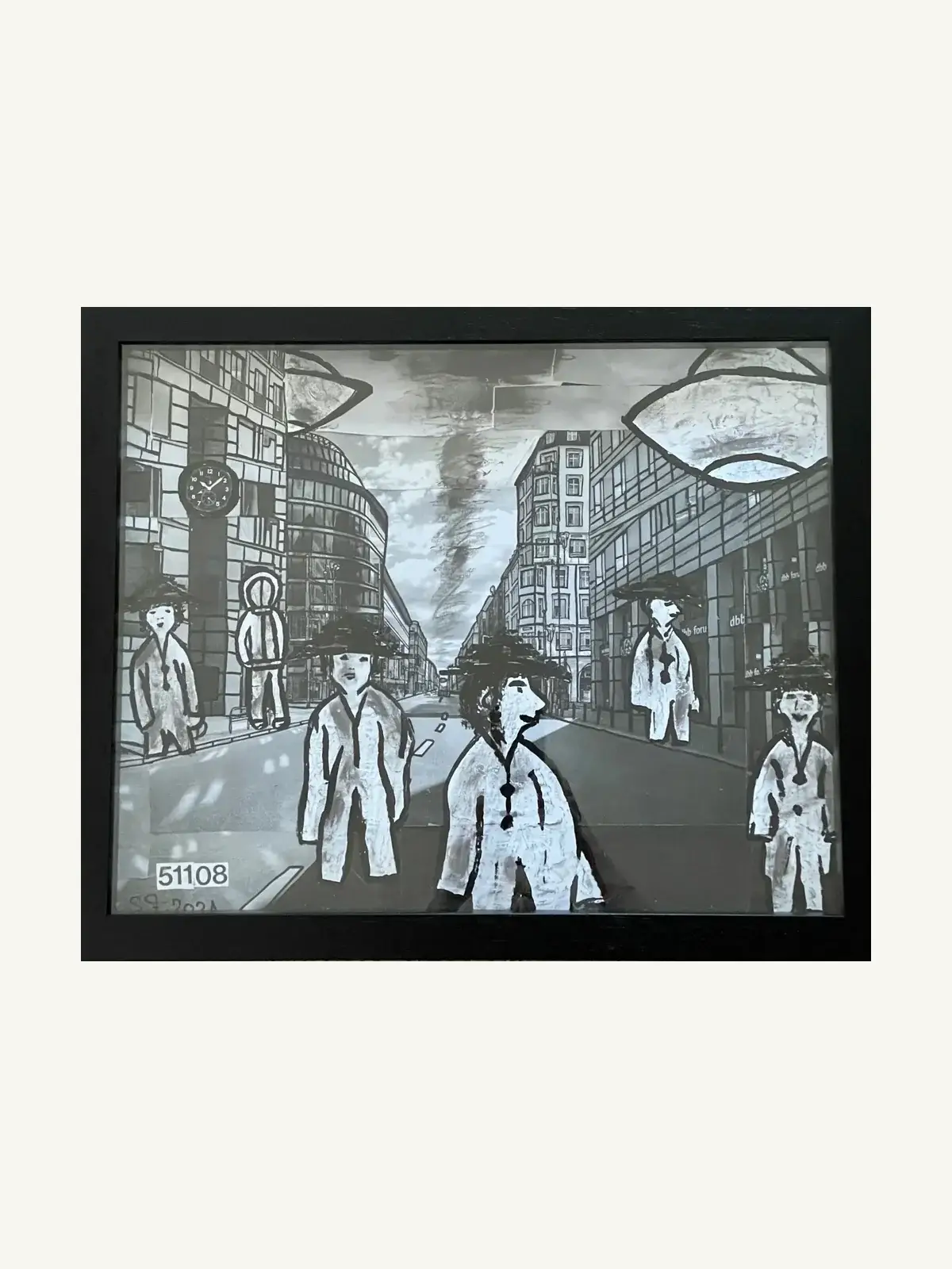 Suzy Forel, Mixed-Media-Werk, Nr. 32, 2021