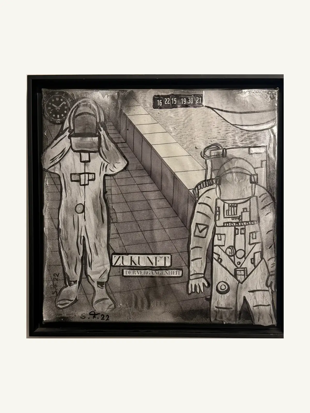 Suzy Forel, Mixed-Media-Werk, Nr. 46, 2022
