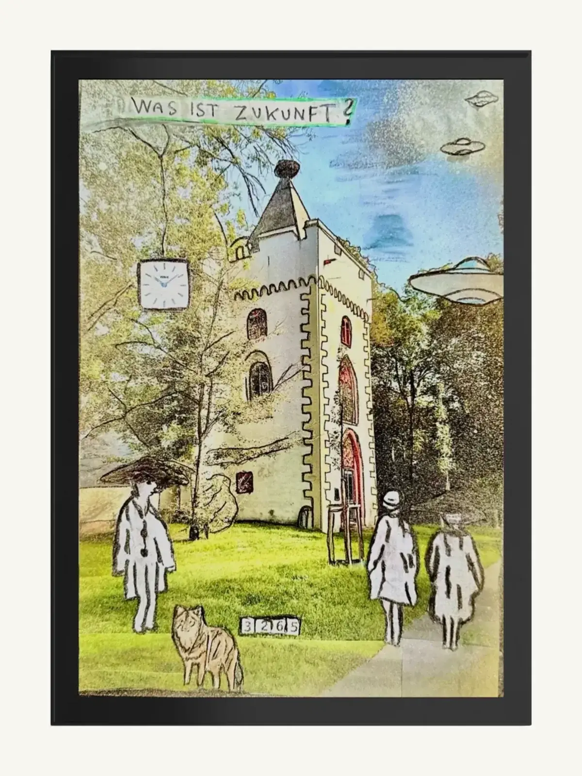 Suzy Forel, Mixed-Media-Werk, Nr. 67, 2023