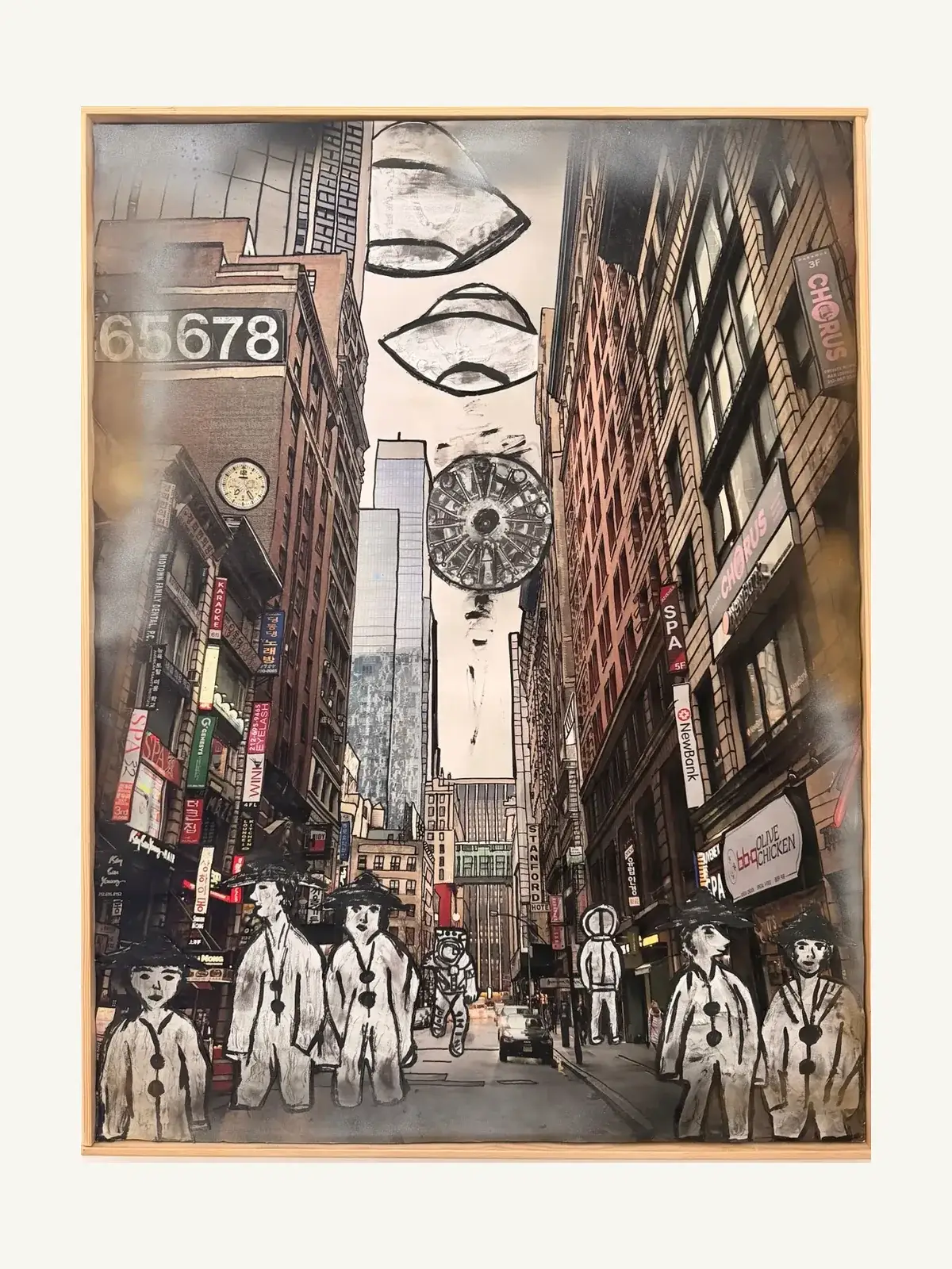 Suzy Forel, Mixed-Media-Werk, Nr. 40, 2021