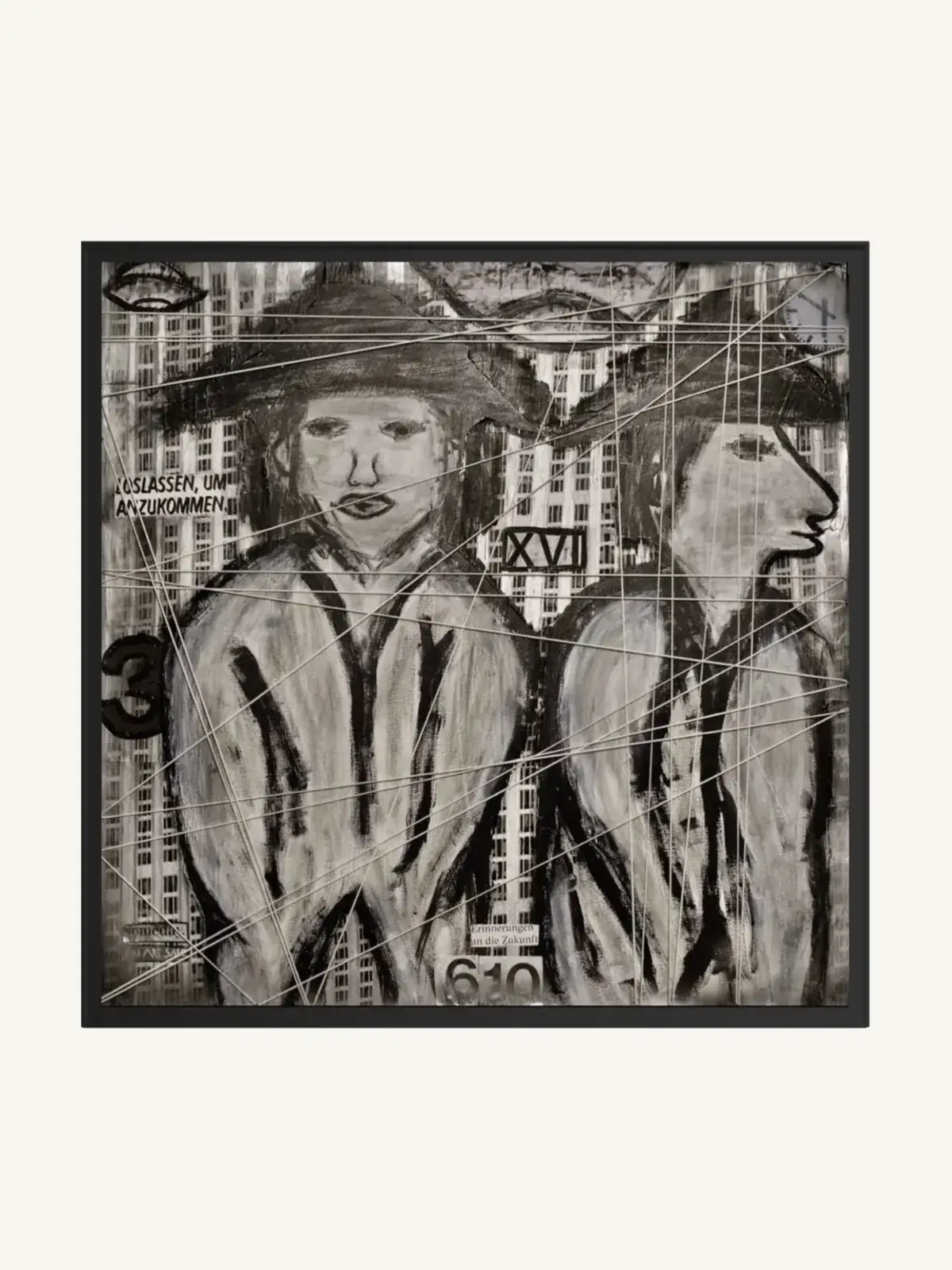Suzy Forel, Mixed-Media-Werk, Nr. 27, 2020