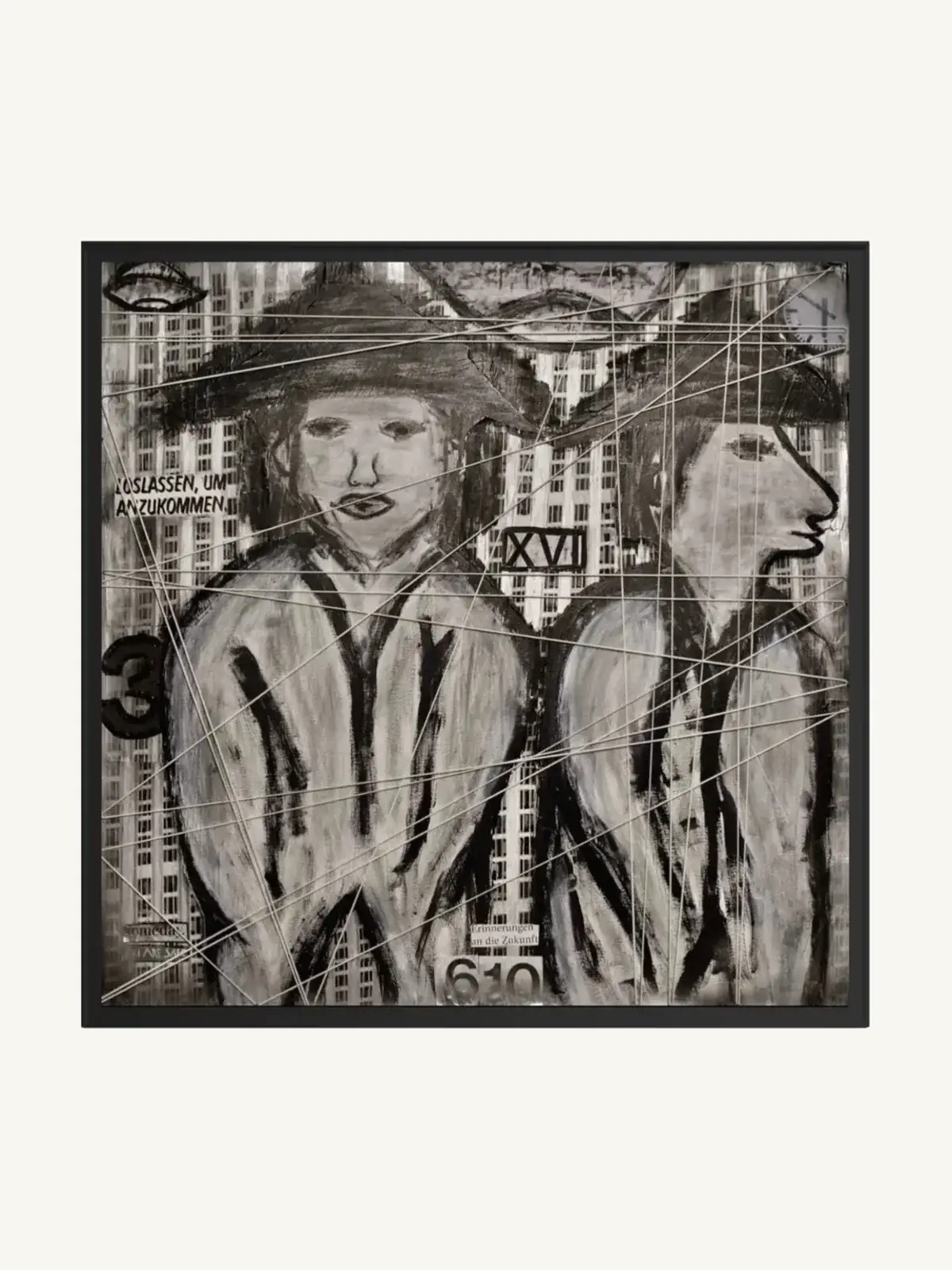Suzy Forel, Mixed-Media-Werk, Nr. 27, 2020