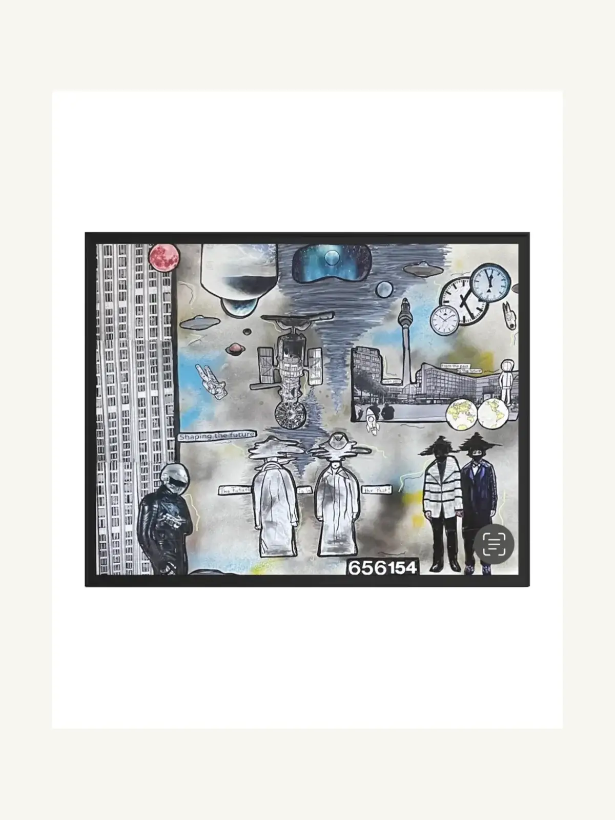 Suzy Forel, Mixed-Media-Werk, Nr. 50, 2022