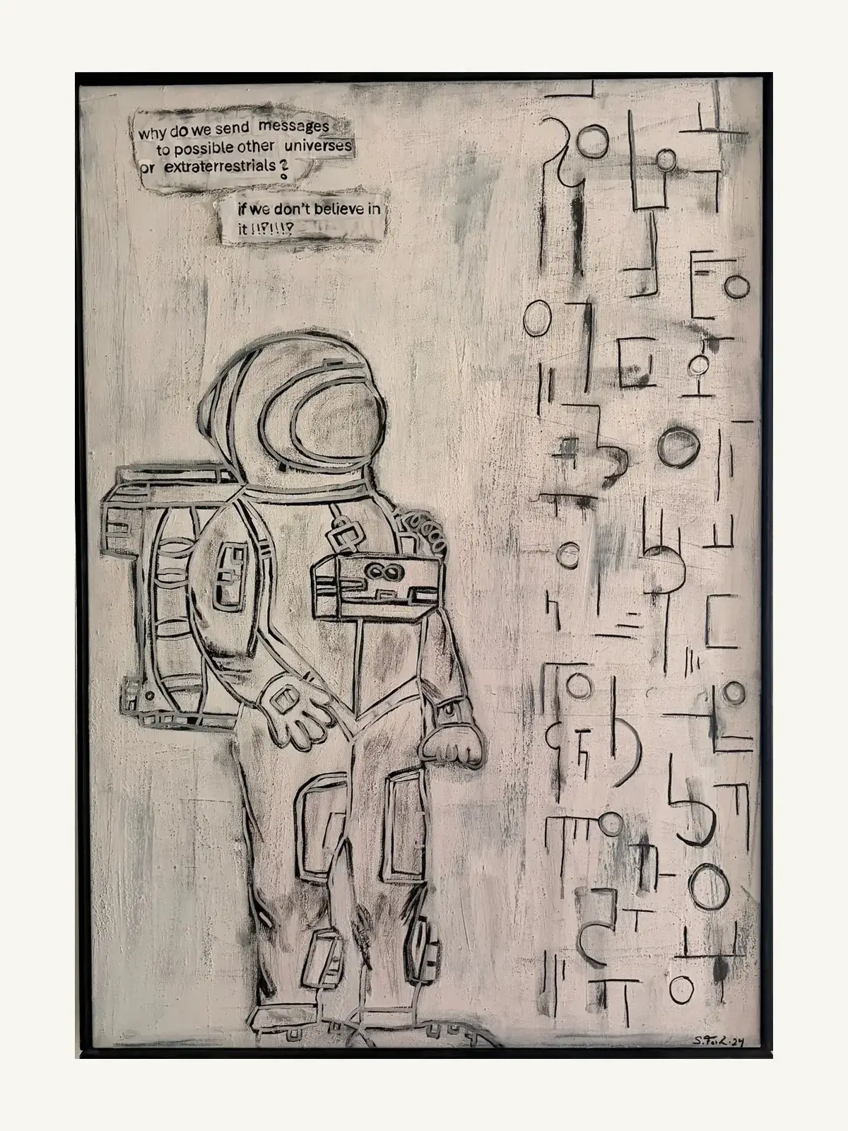 Suzy Forel, Mixed-Media-Werk, 2024